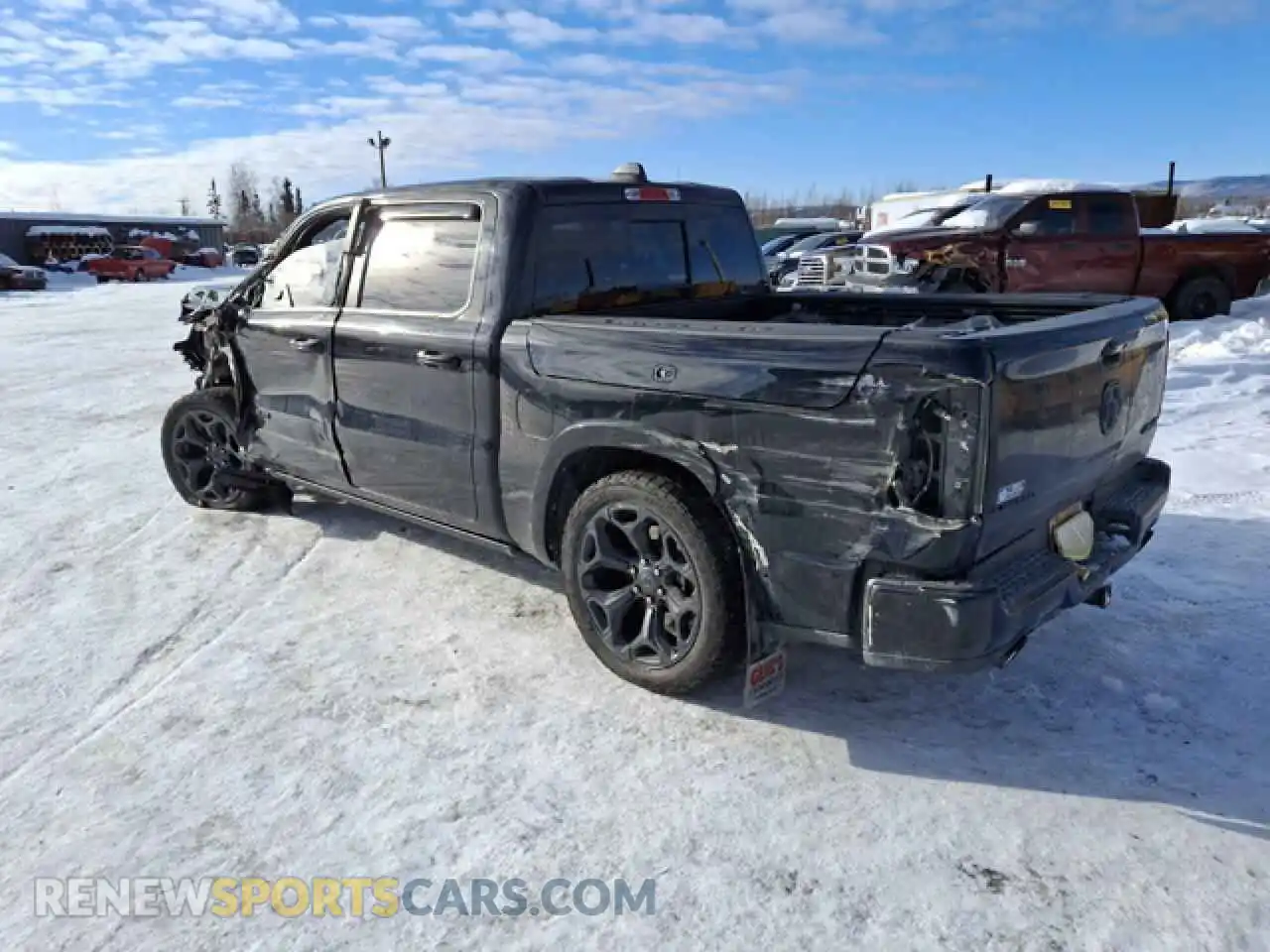 2 Photograph of a damaged car 1C6SRFHTXLN187438 RAM 1500 2020