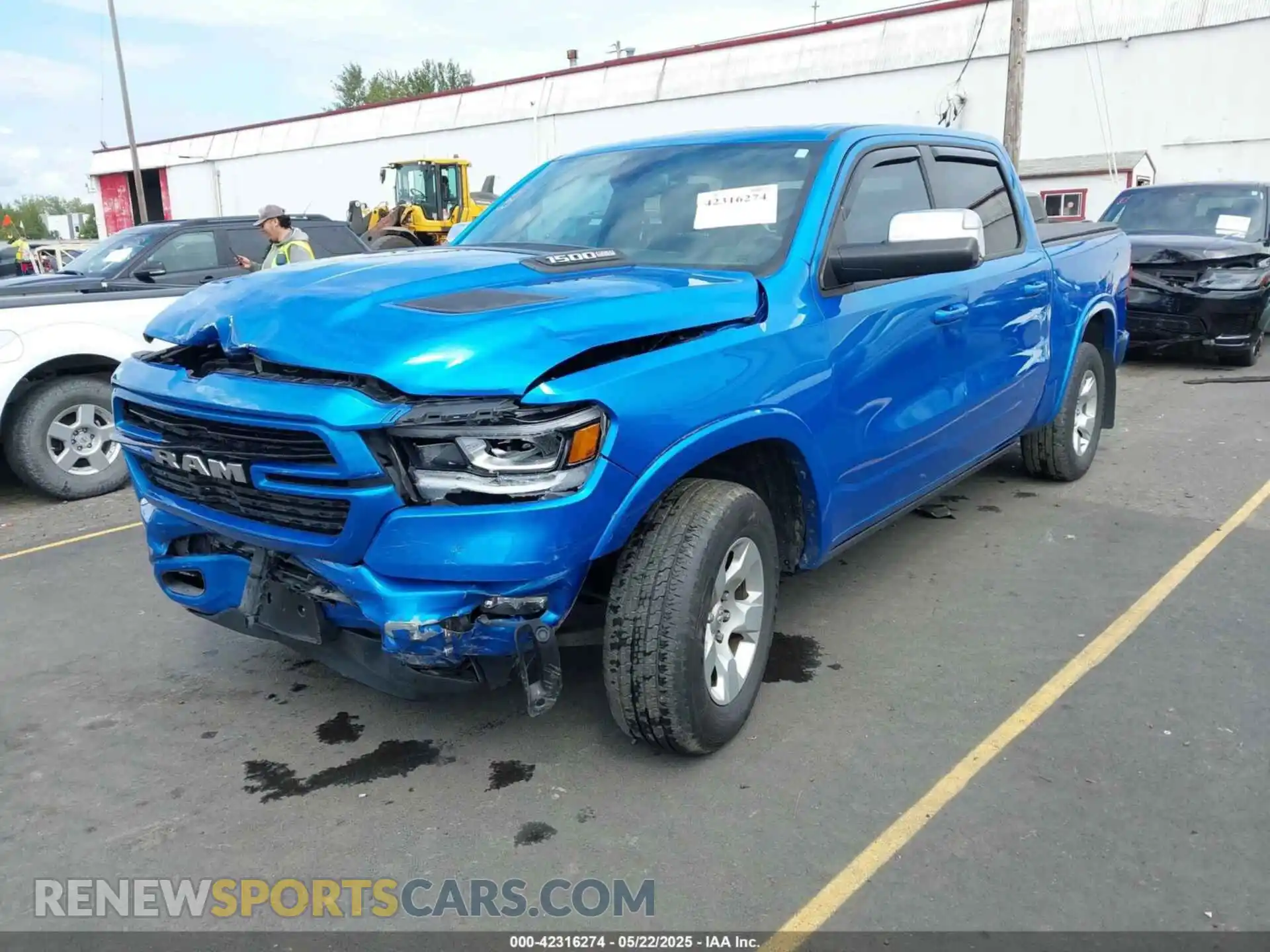 2 Photograph of a damaged car 1C6SRFJM8LN343494 RAM 1500 2020