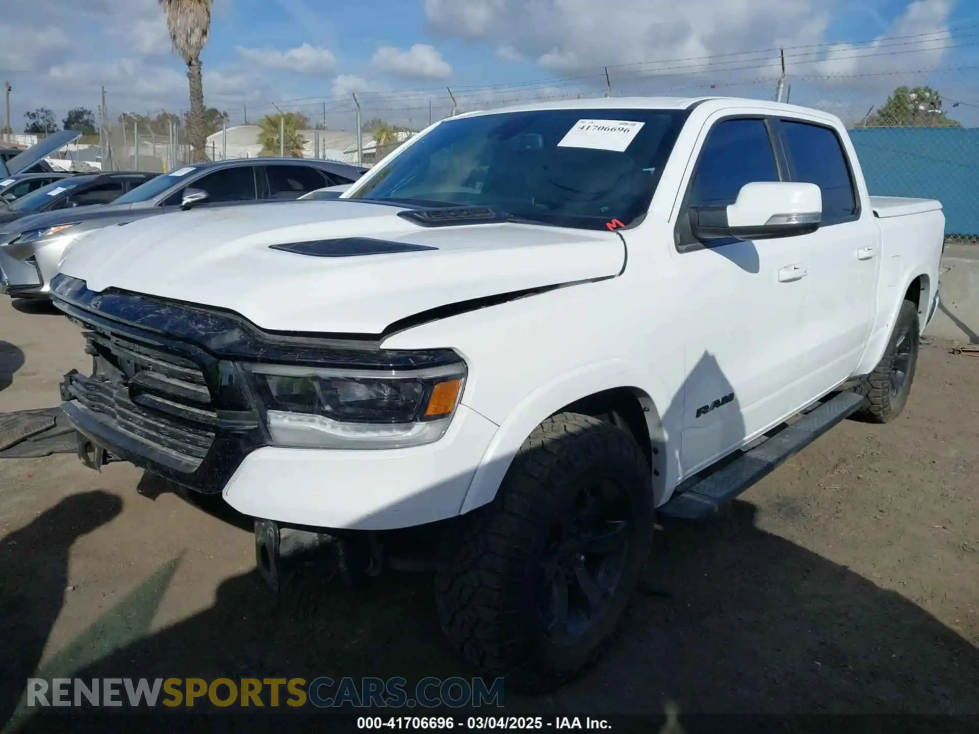 2 Photograph of a damaged car 1C6SRFJT0LN384189 RAM 1500 2020