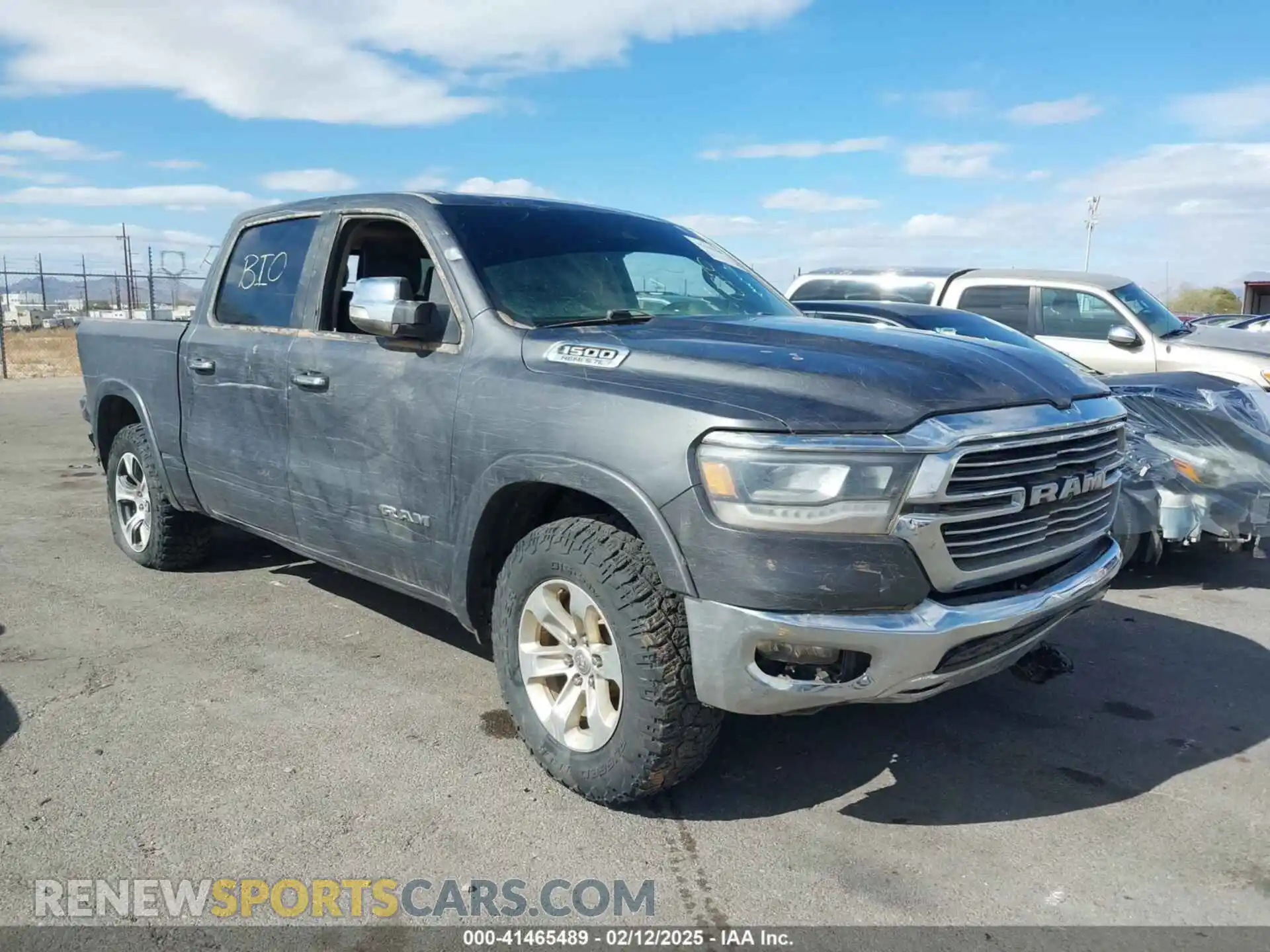 1 Photograph of a damaged car 1C6SRFJT5LN265554 RAM 1500 2020