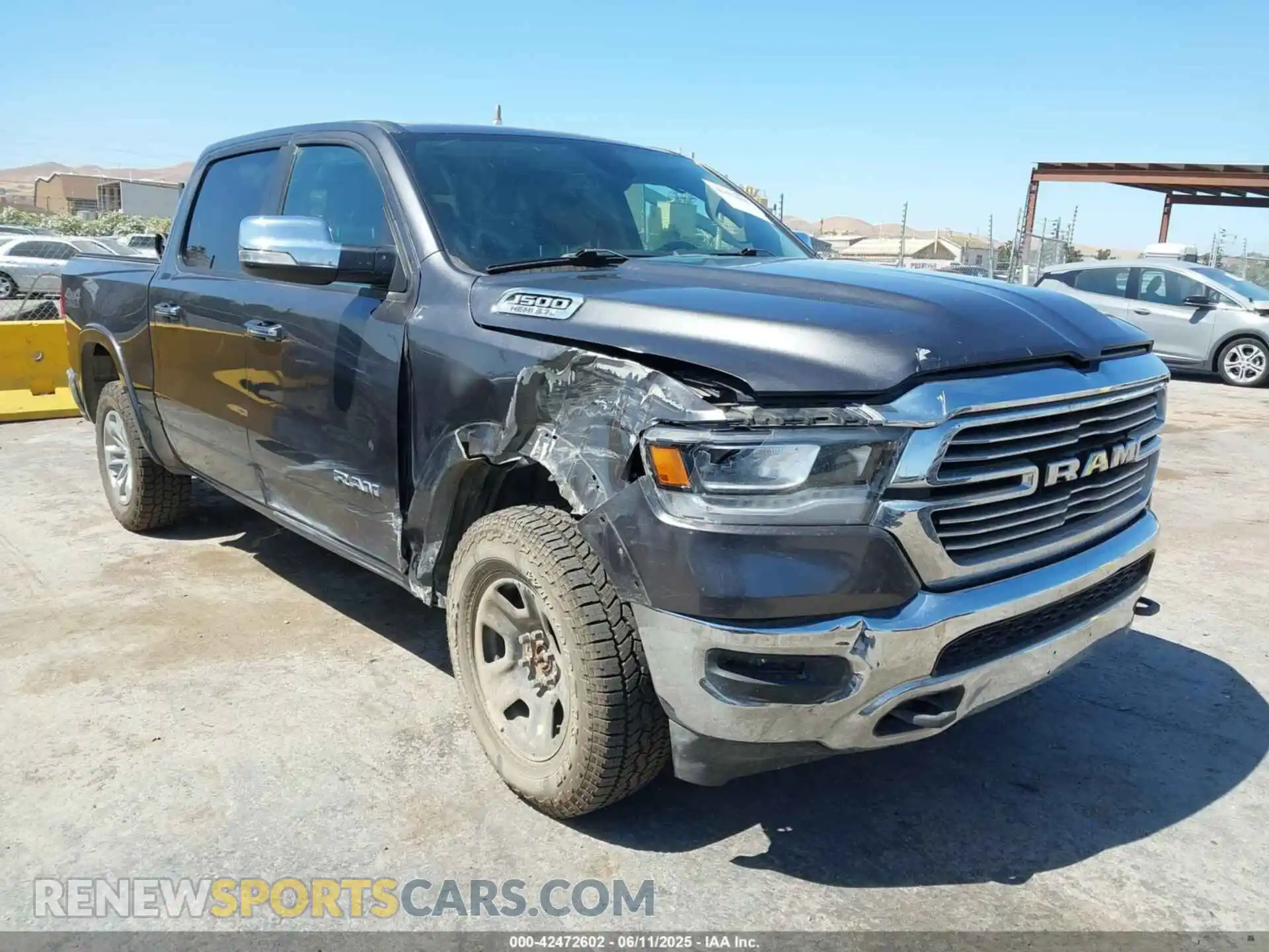 1 Photograph of a damaged car 1C6SRFJT7LN322837 RAM 1500 2020