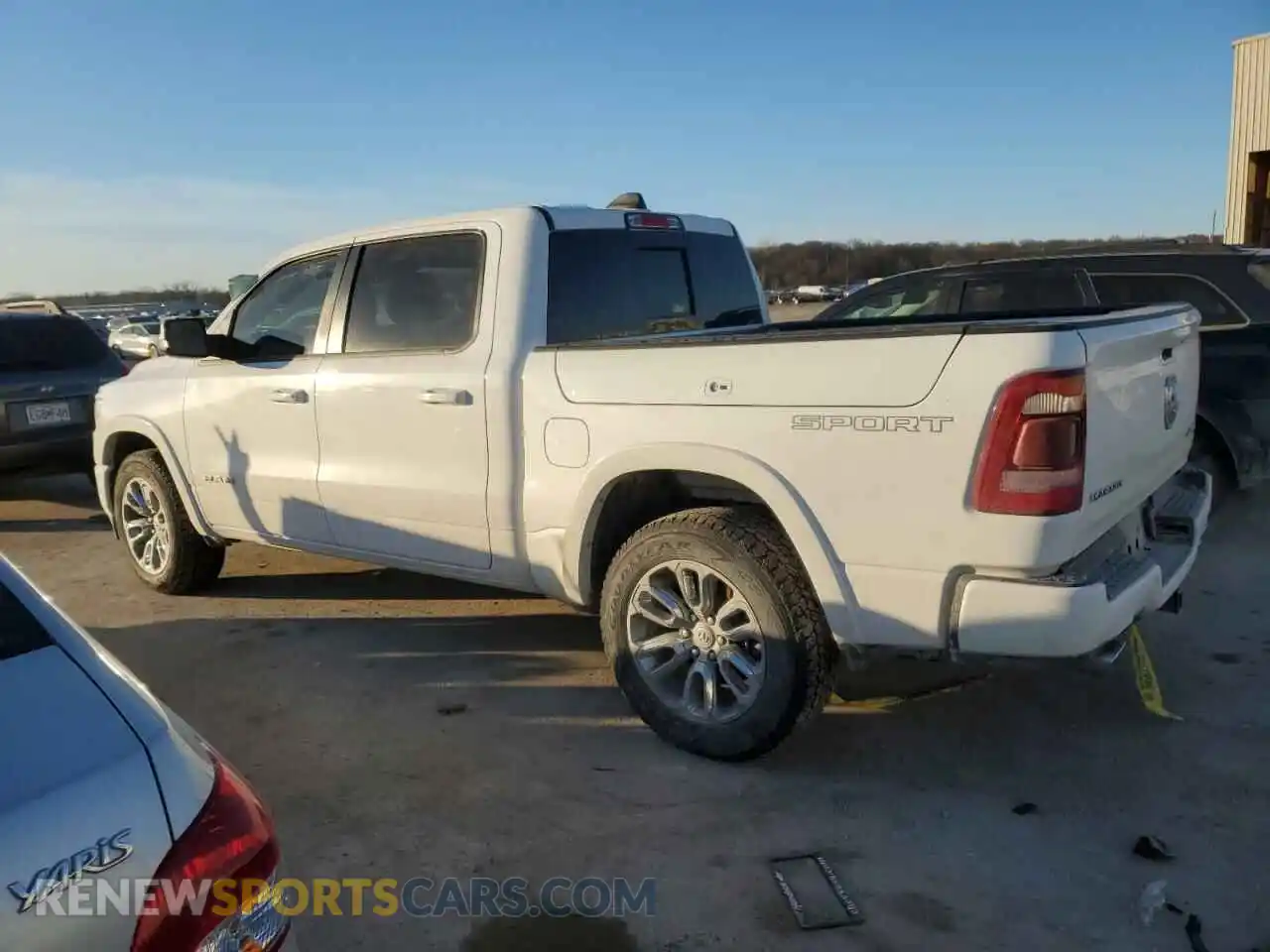 2 Photograph of a damaged car 1C6SRFJTXLN296590 RAM 1500 2020