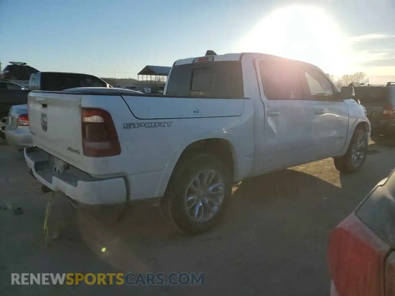 3 Photograph of a damaged car 1C6SRFJTXLN296590 RAM 1500 2020