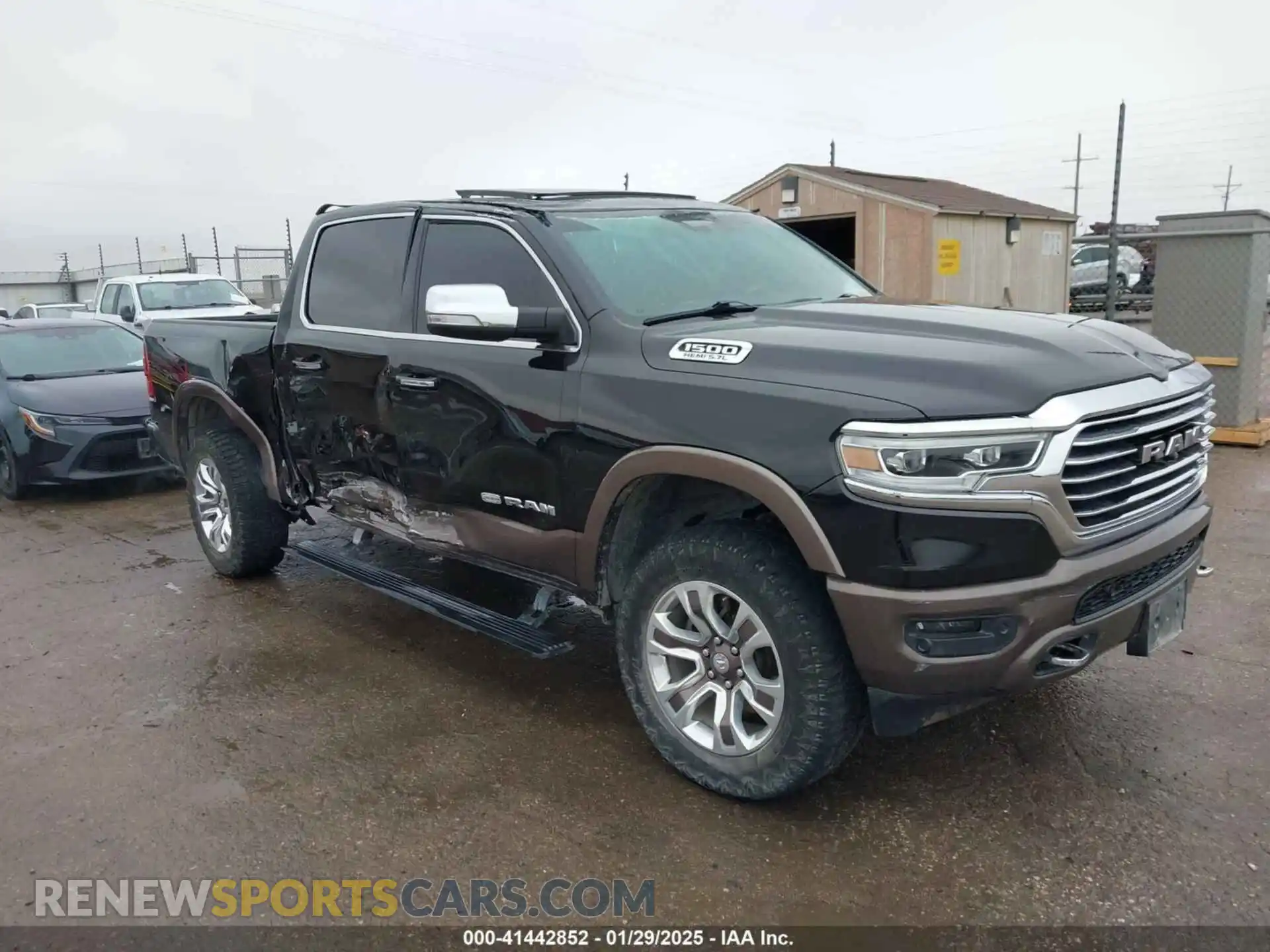 1 Photograph of a damaged car 1C6SRFKT1LN136841 RAM 1500 2020
