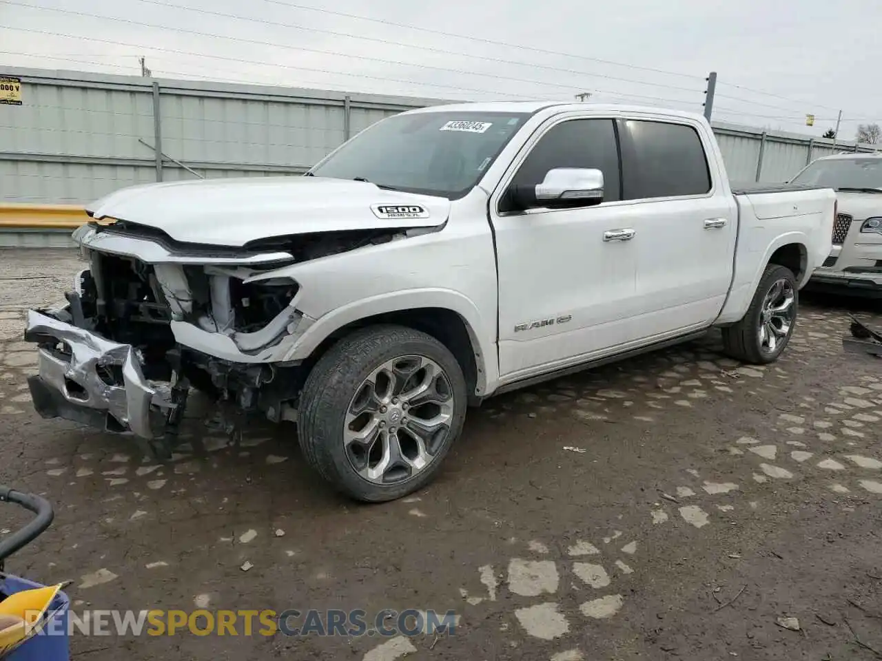 1 Photograph of a damaged car 1C6SRFKT4LN305234 RAM 1500 2020