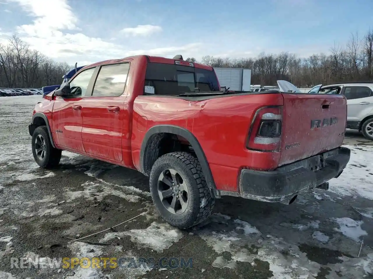 2 Photograph of a damaged car 1C6SRFLT5LN151275 RAM 1500 2020