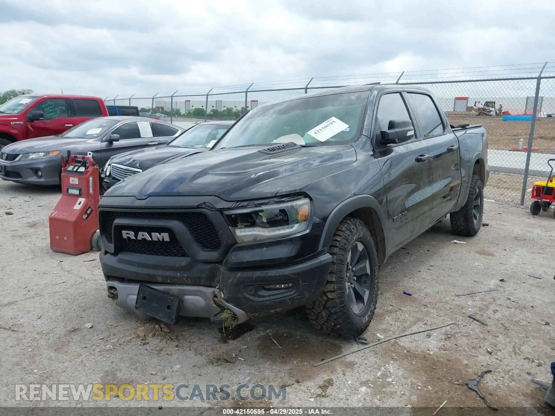 2 Photograph of a damaged car 1C6SRFLT6LN211127 RAM 1500 2020