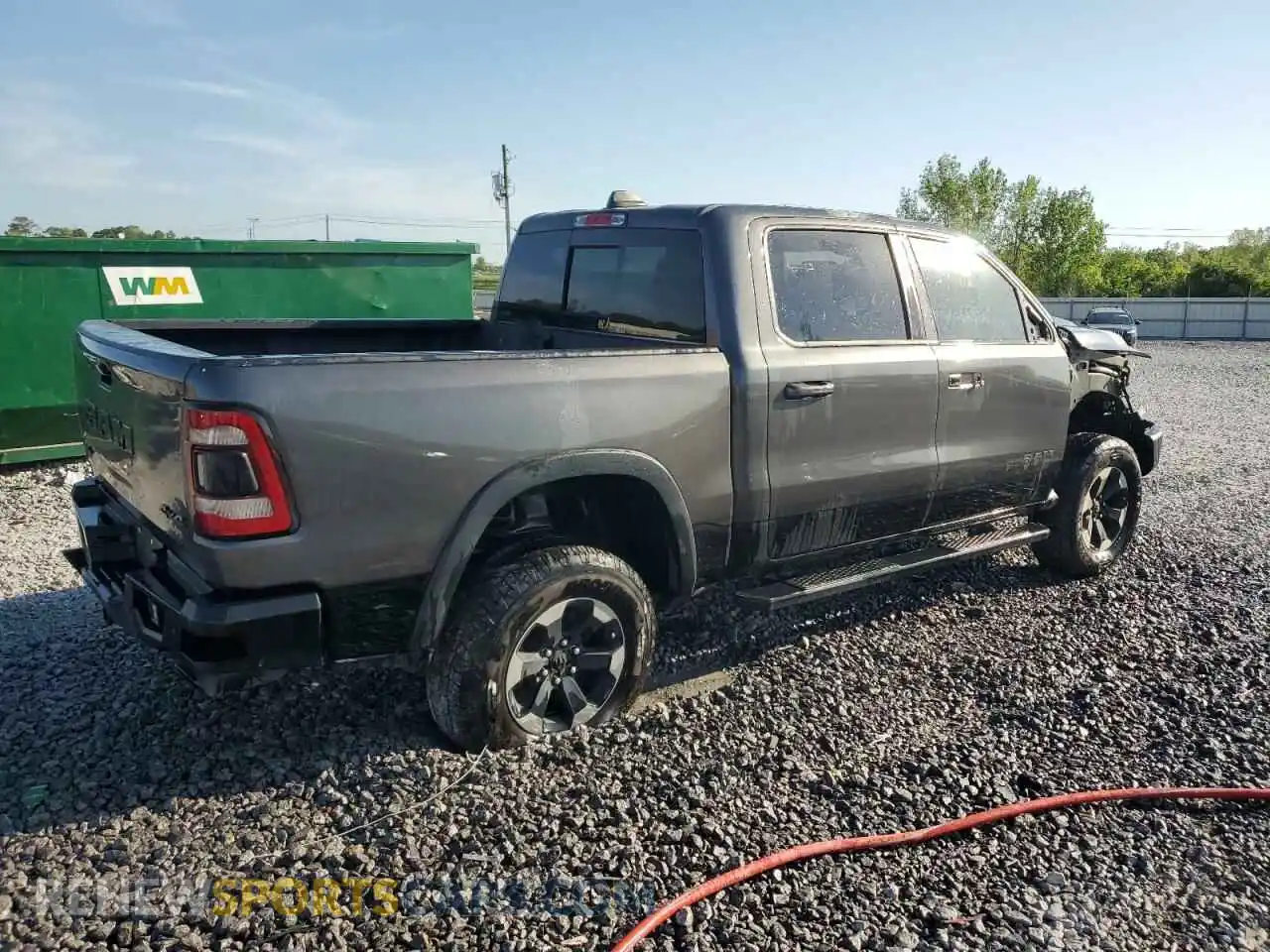 3 fotografías del automóvil dañado 1C6SRFLT6LN360847 RAM 1500 2020