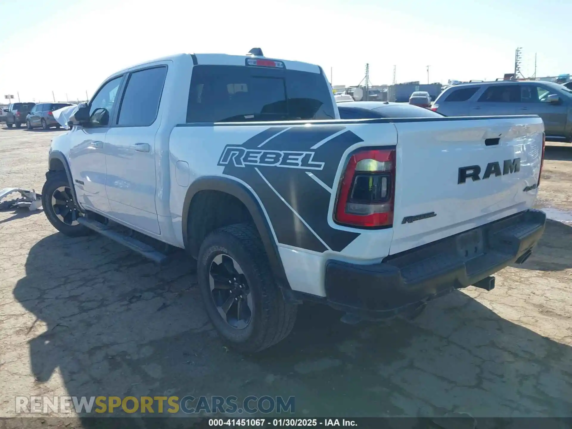 3 Photograph of a damaged car 1C6SRFLTXLN305656 RAM 1500 2020