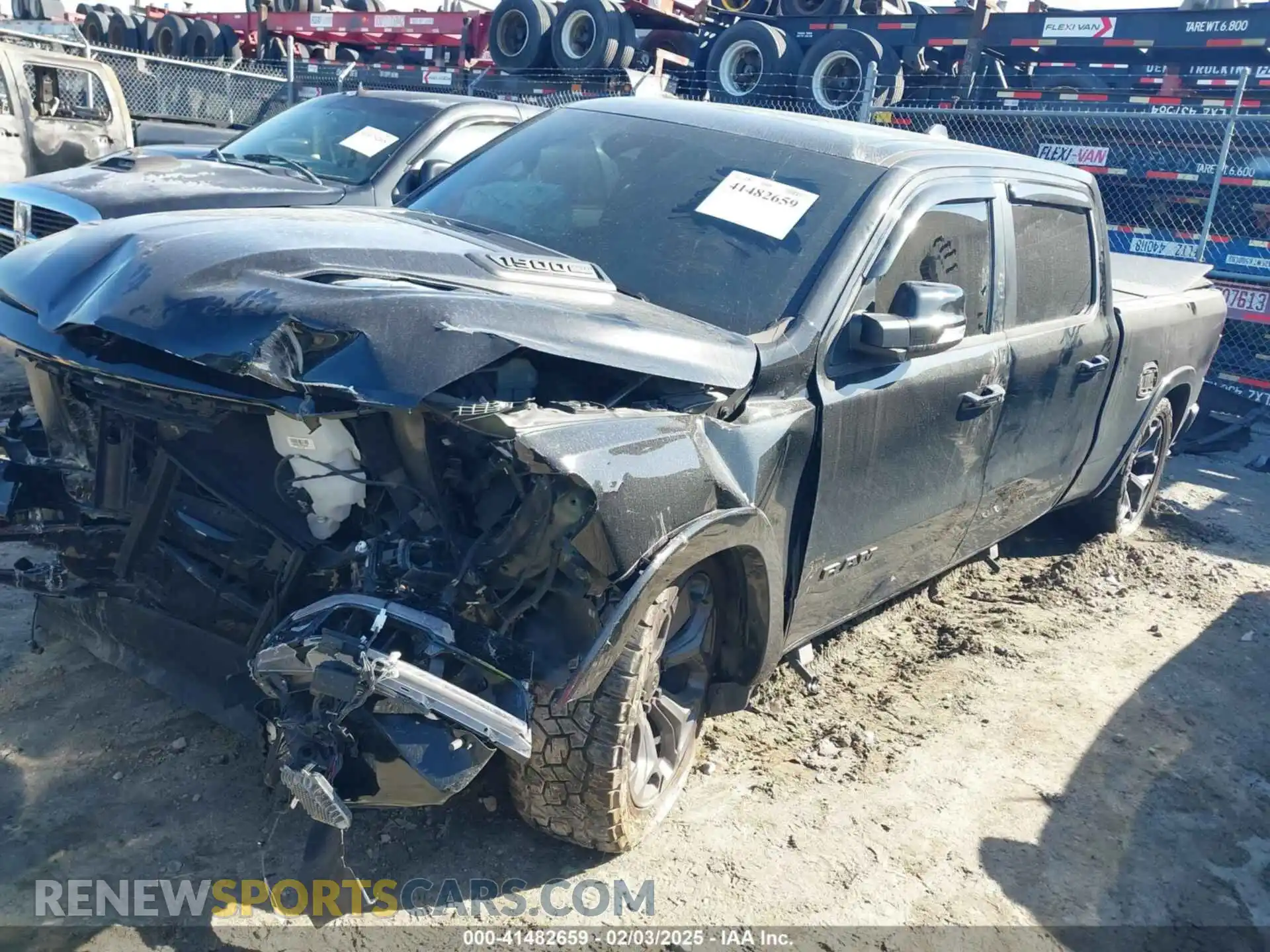 2 Photograph of a damaged car 1C6SRFPT2LN418589 RAM 1500 2020