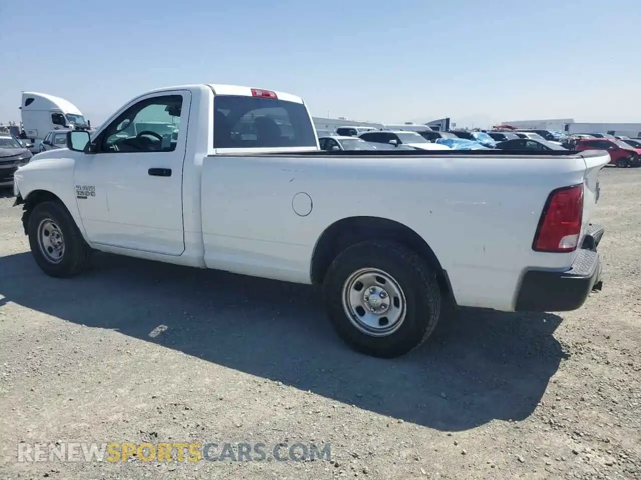 2 Photograph of a damaged car 3C6JR6DGXLG169051 RAM 1500 2020