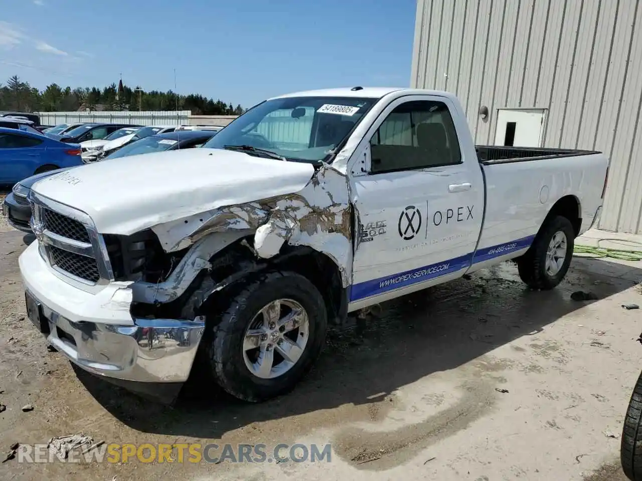 1 fotografías del automóvil dañado 3C6JR7ET0LG140417 RAM 1500 2020