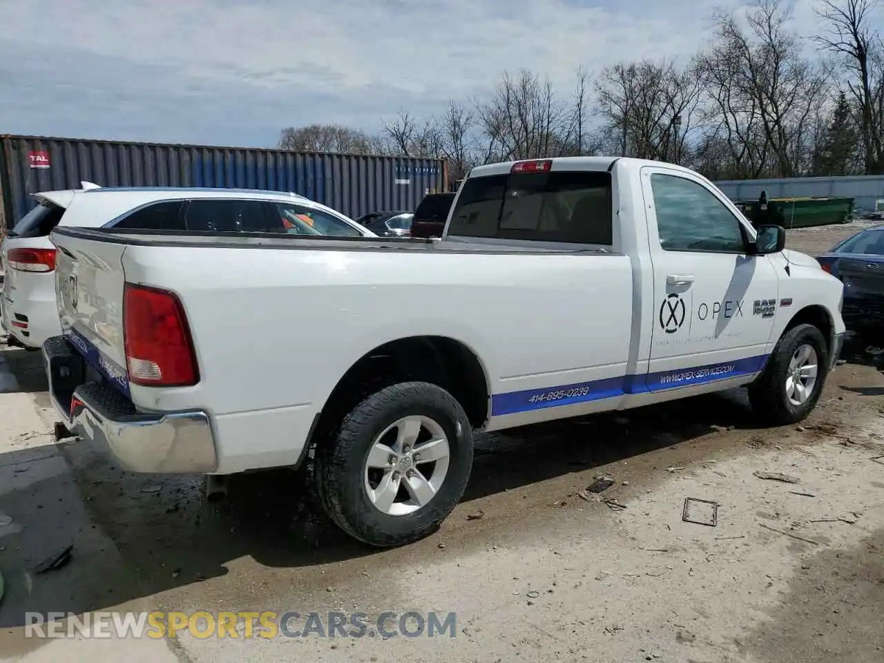 3 fotografías del automóvil dañado 3C6JR7ET0LG140417 RAM 1500 2020