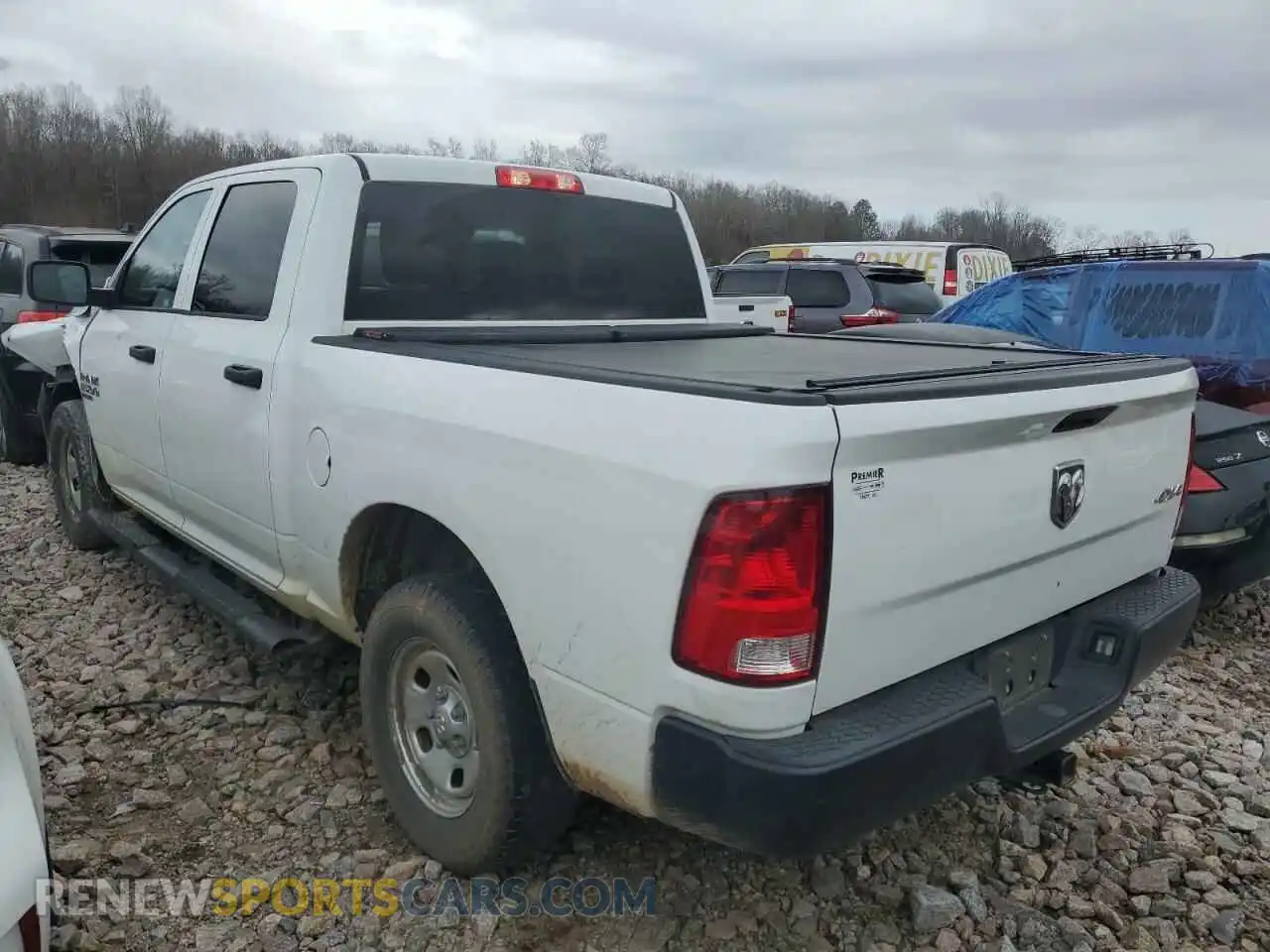 2 Photograph of a damaged car 3C6RR7KG6LG134244 RAM 1500 2020
