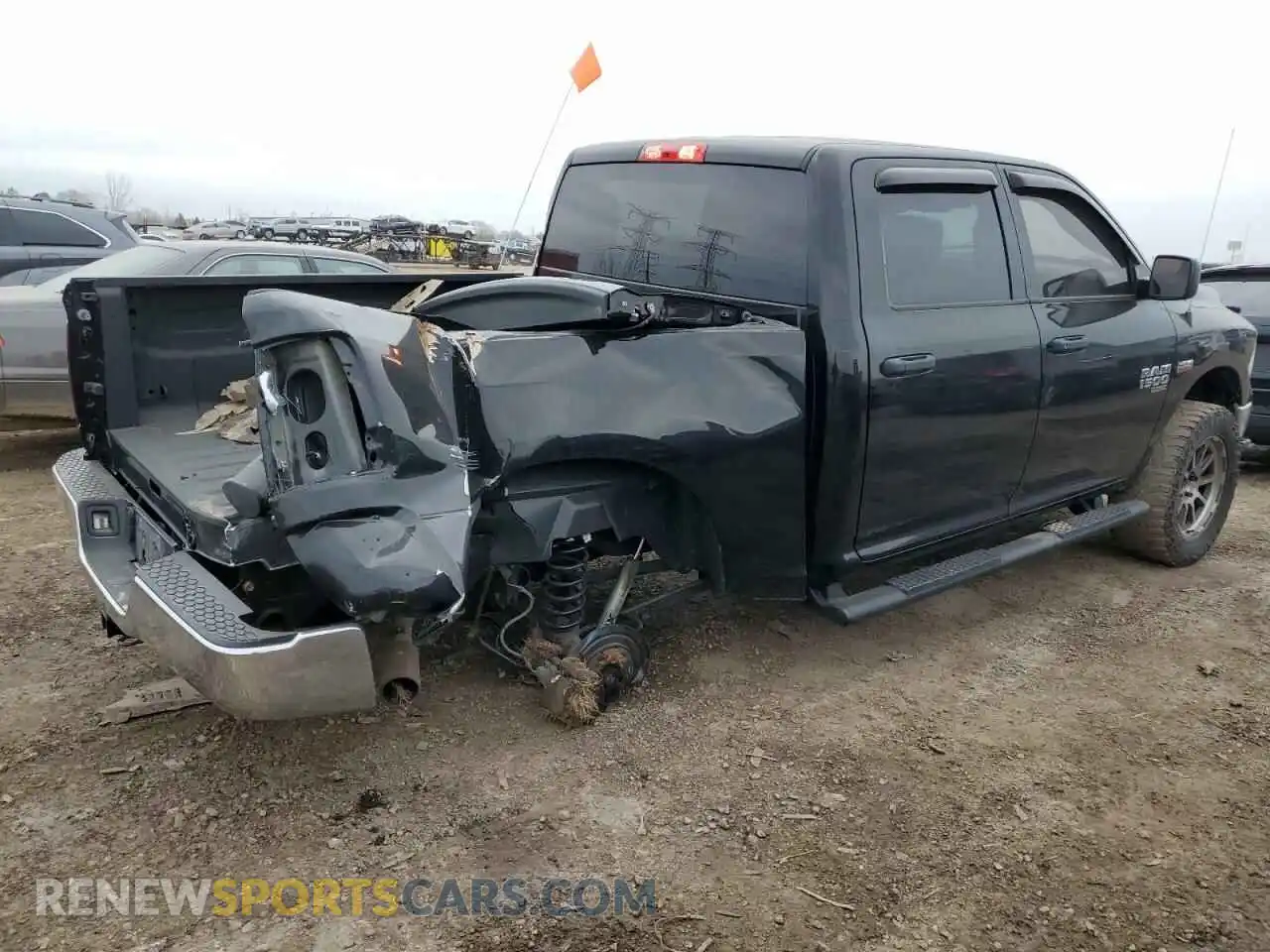 3 Photograph of a damaged car 3C6RR7KT0LG131059 RAM 1500 2020