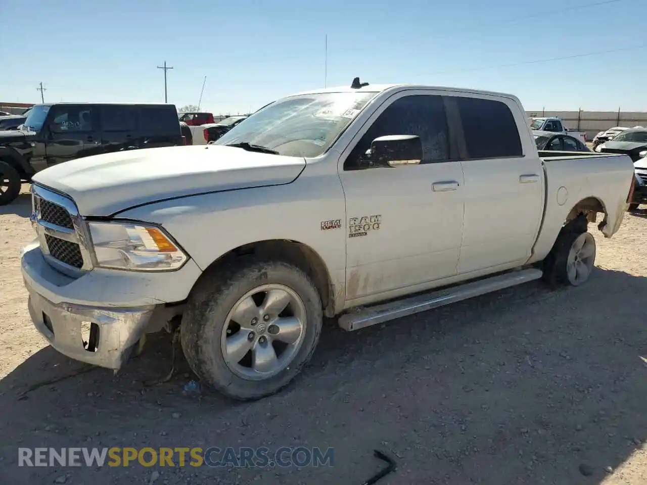 1 Photograph of a damaged car 3C6RR7LTXLG182762 RAM 1500 2020