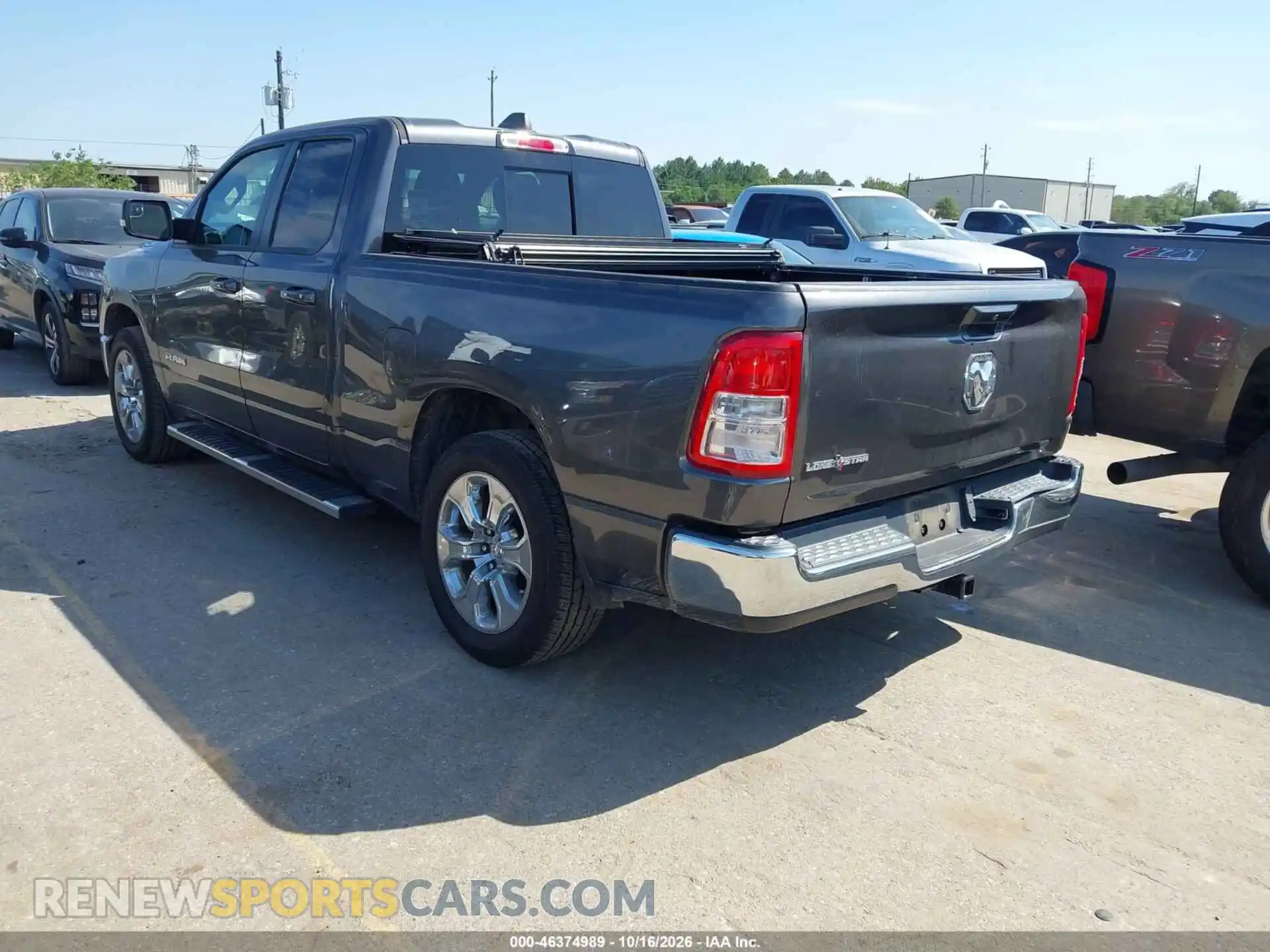 3 Photograph of a damaged car 01C6RREBG8MN75281 RAM 1500 2021