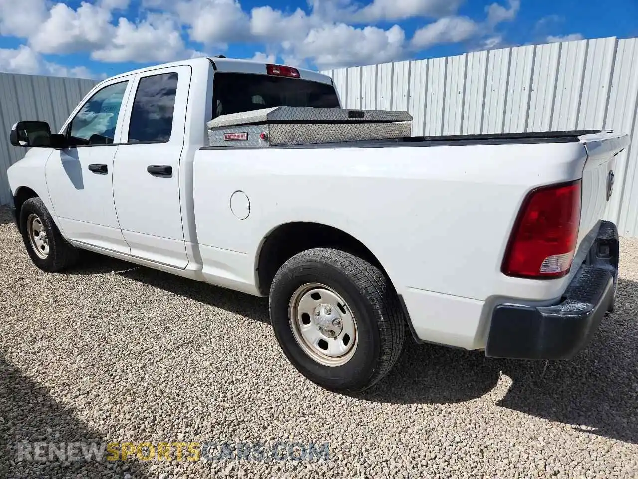 2 Photograph of a damaged car 1C6RR6FG1MS593843 RAM 1500 2021