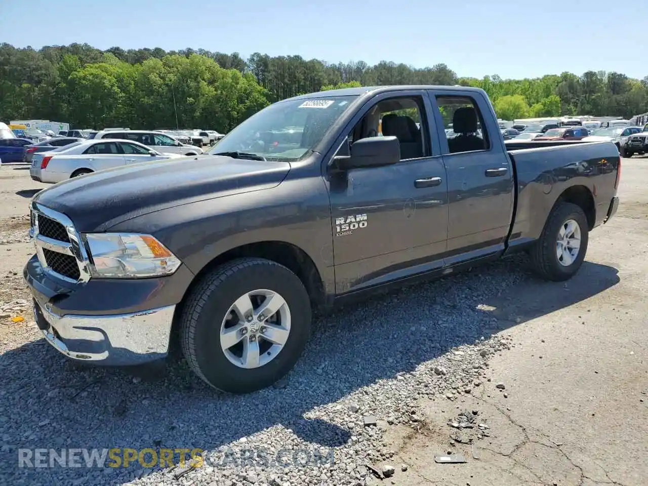 1 Photograph of a damaged car 1C6RR6FG2MS508086 RAM 1500 2021