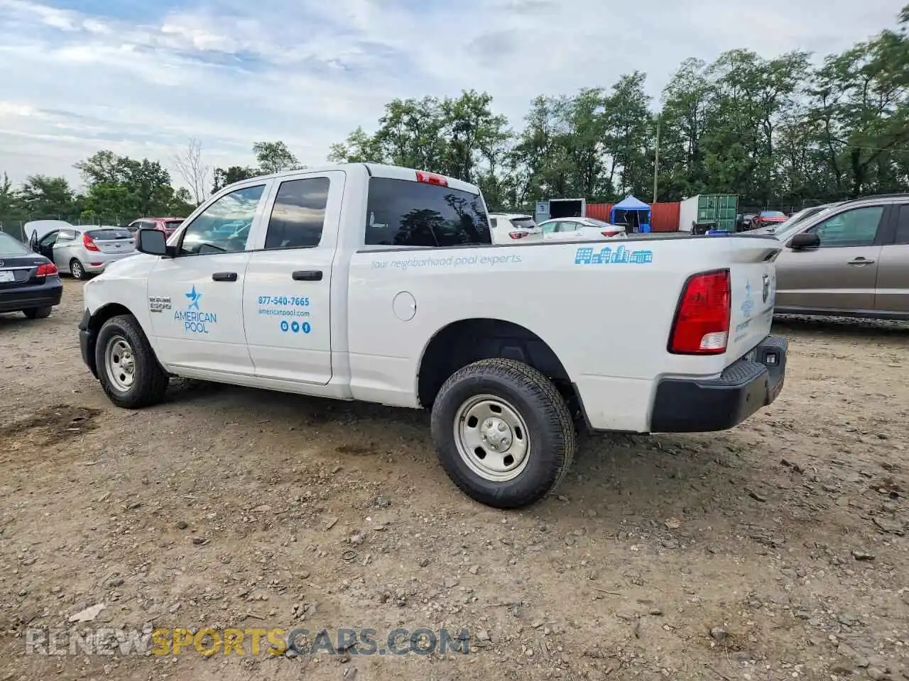 2 Photograph of a damaged car 1C6RR6FG2MS550855 RAM 1500 2021
