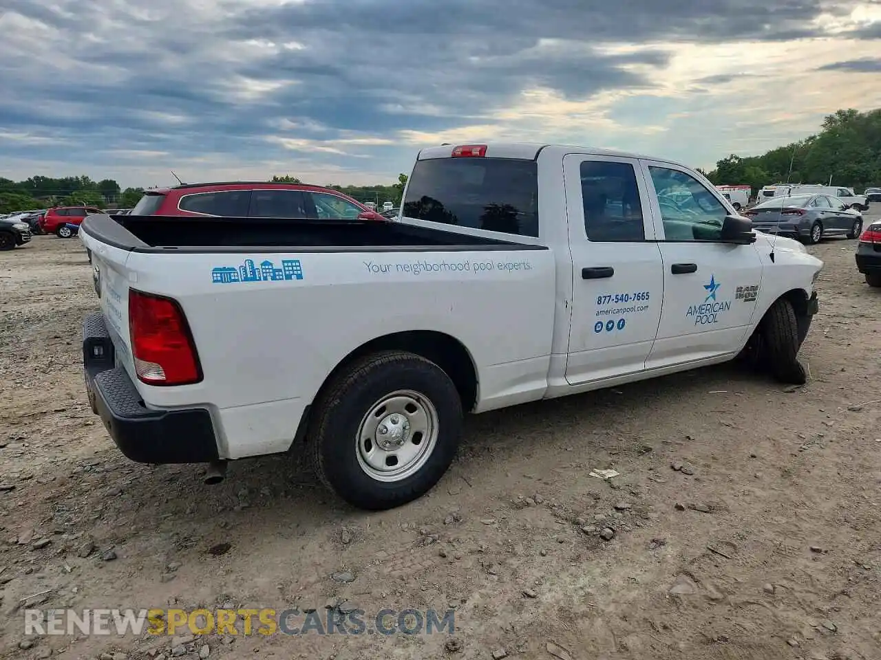 3 Photograph of a damaged car 1C6RR6FG2MS550855 RAM 1500 2021