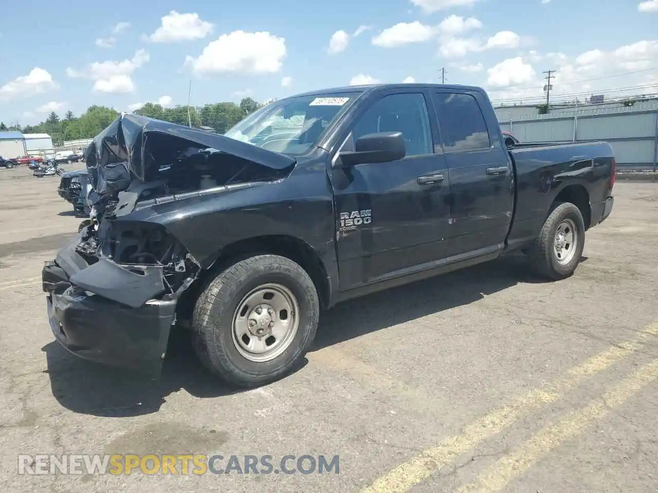 1 Photograph of a damaged car 1C6RR6FG6MS500296 RAM 1500 2021