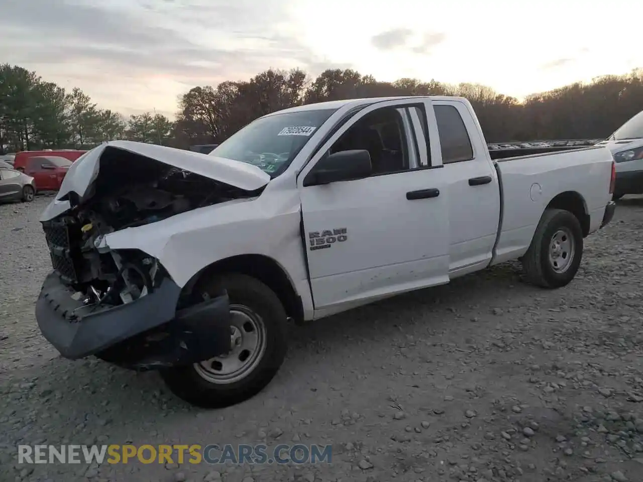 1 Photograph of a damaged car 1C6RR6FG6MS550650 RAM 1500 2021
