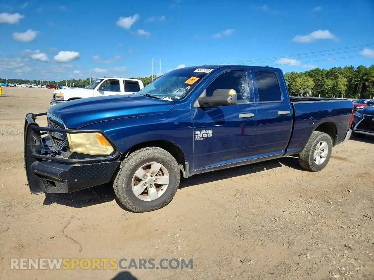 1 Photograph of a damaged car 1C6RR6FG7MS521237 RAM 1500 2021