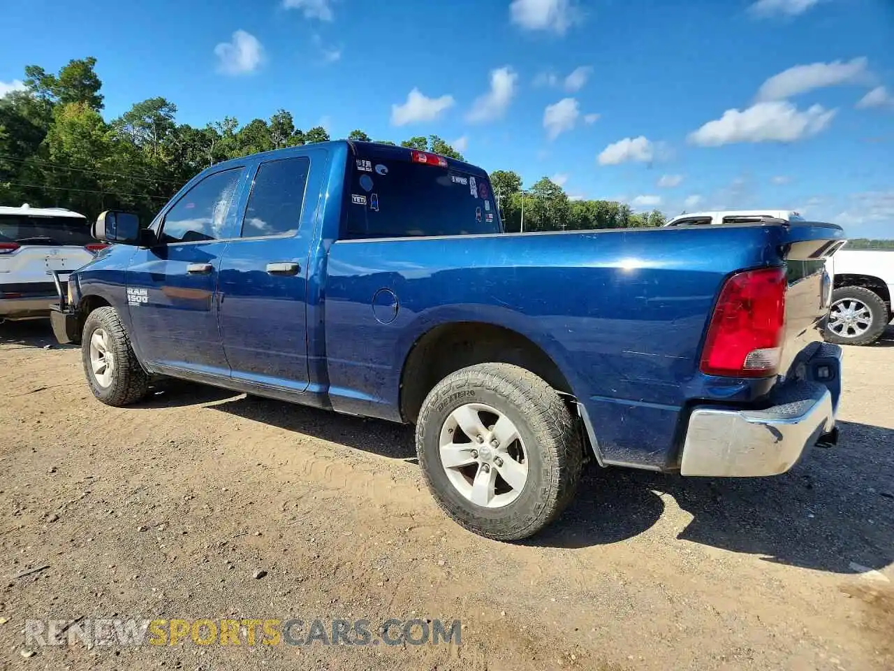 2 Photograph of a damaged car 1C6RR6FG7MS521237 RAM 1500 2021