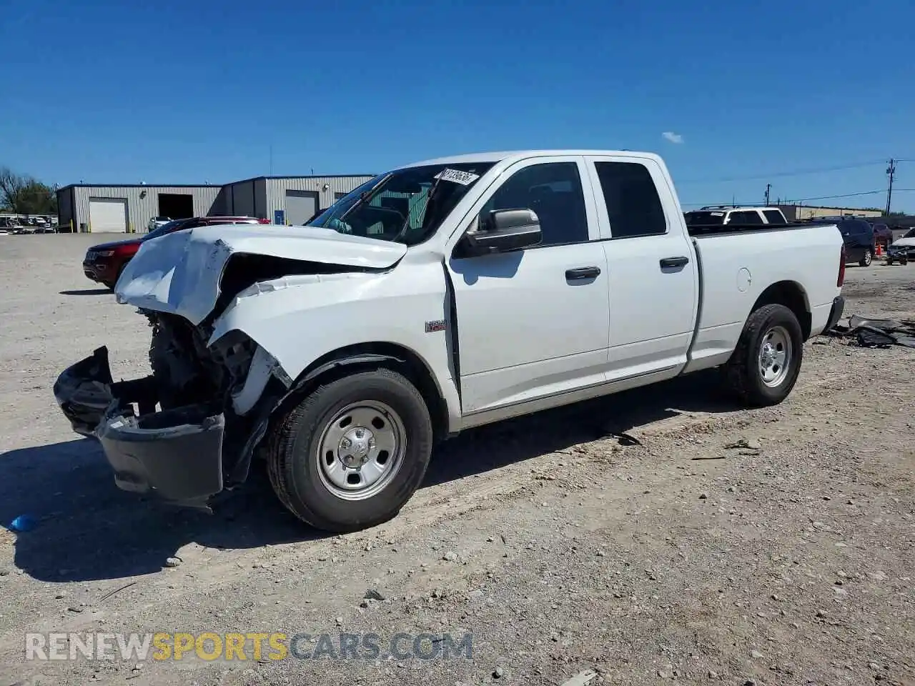 1 Photograph of a damaged car 1C6RR6FT8MS581265 RAM 1500 2021