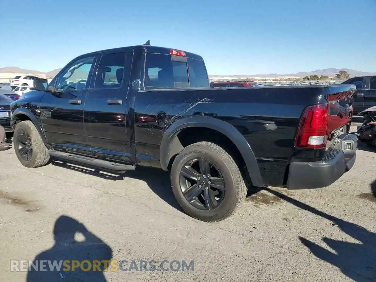 2 fotografías del automóvil dañado 1C6RR6GGXMS515480 RAM 1500 2021