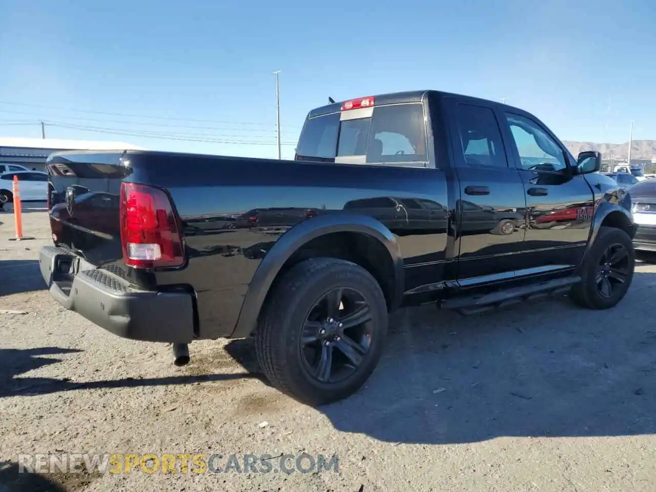 3 fotografías del automóvil dañado 1C6RR6GGXMS515480 RAM 1500 2021