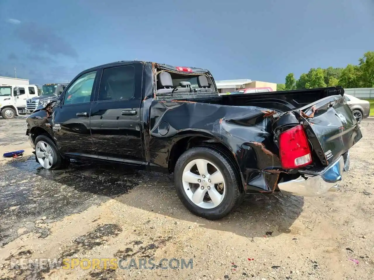 2 Photograph of a damaged car 1C6RR6KT7MS592411 RAM 1500 2021