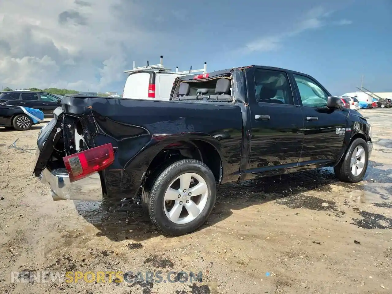 3 Photograph of a damaged car 1C6RR6KT7MS592411 RAM 1500 2021