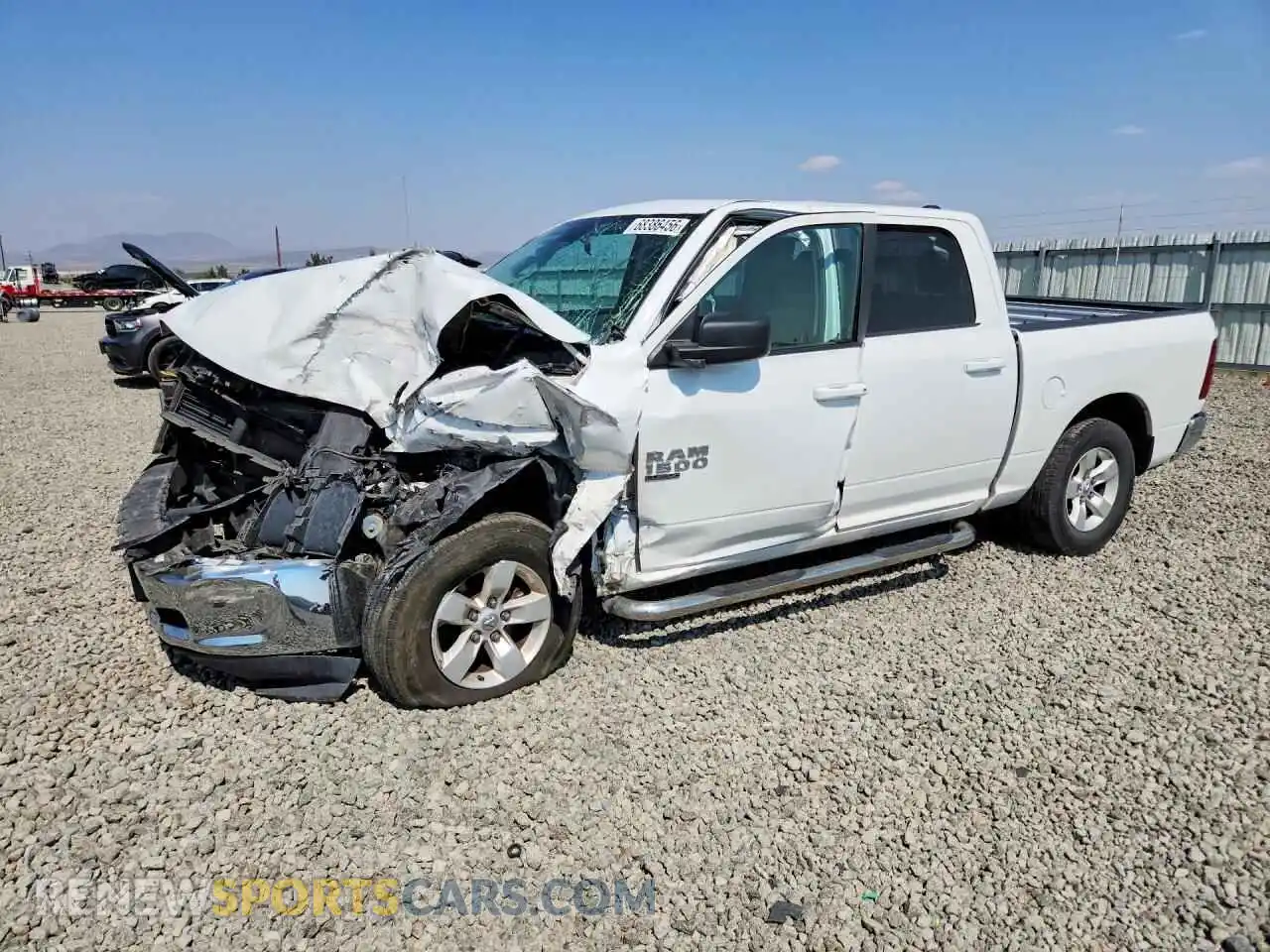 1 fotografías del automóvil dañado 1C6RR6LG4MS586065 RAM 1500 2021