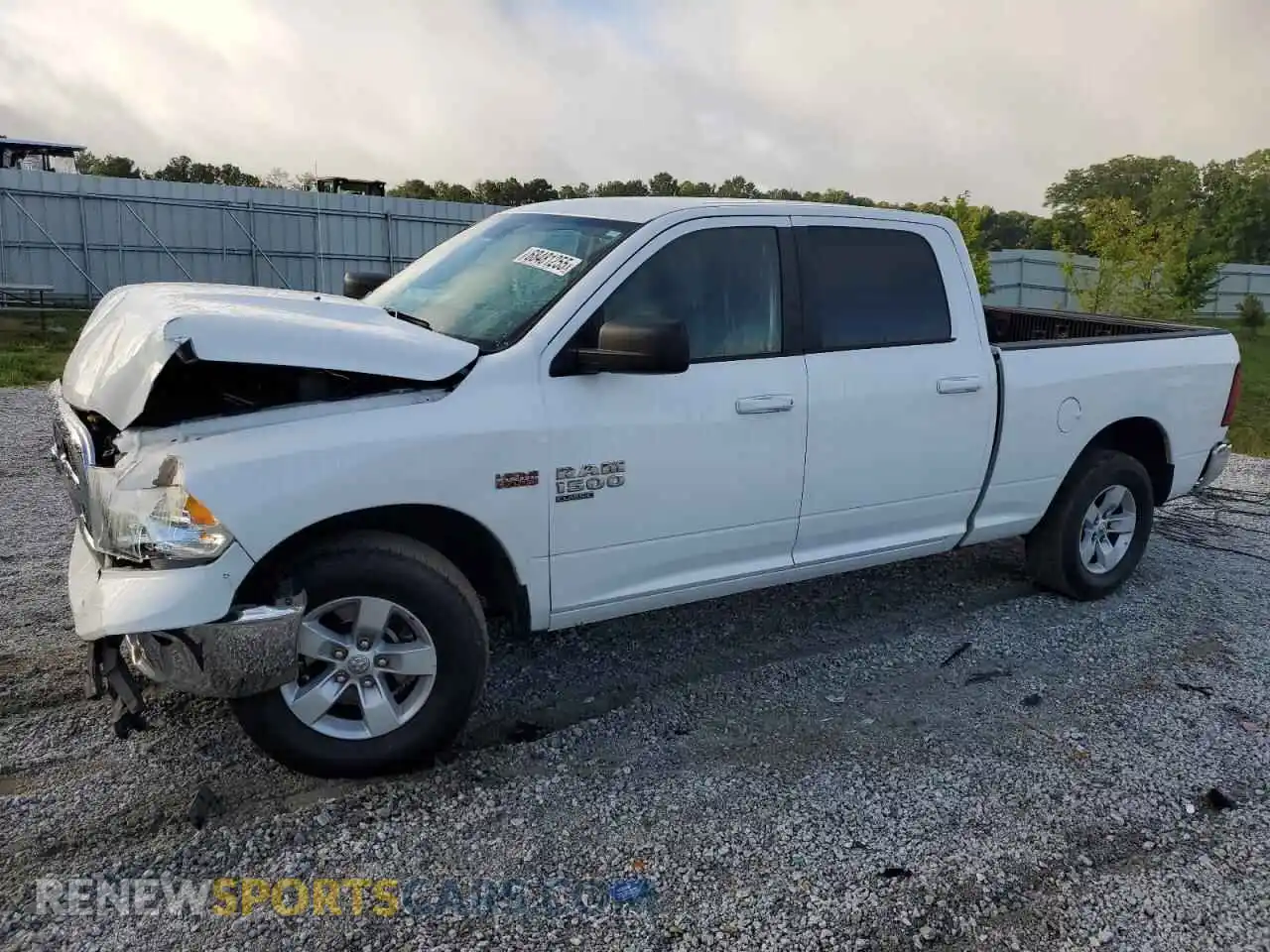 1 Photograph of a damaged car 1C6RR6TT3MS586071 RAM 1500 2021