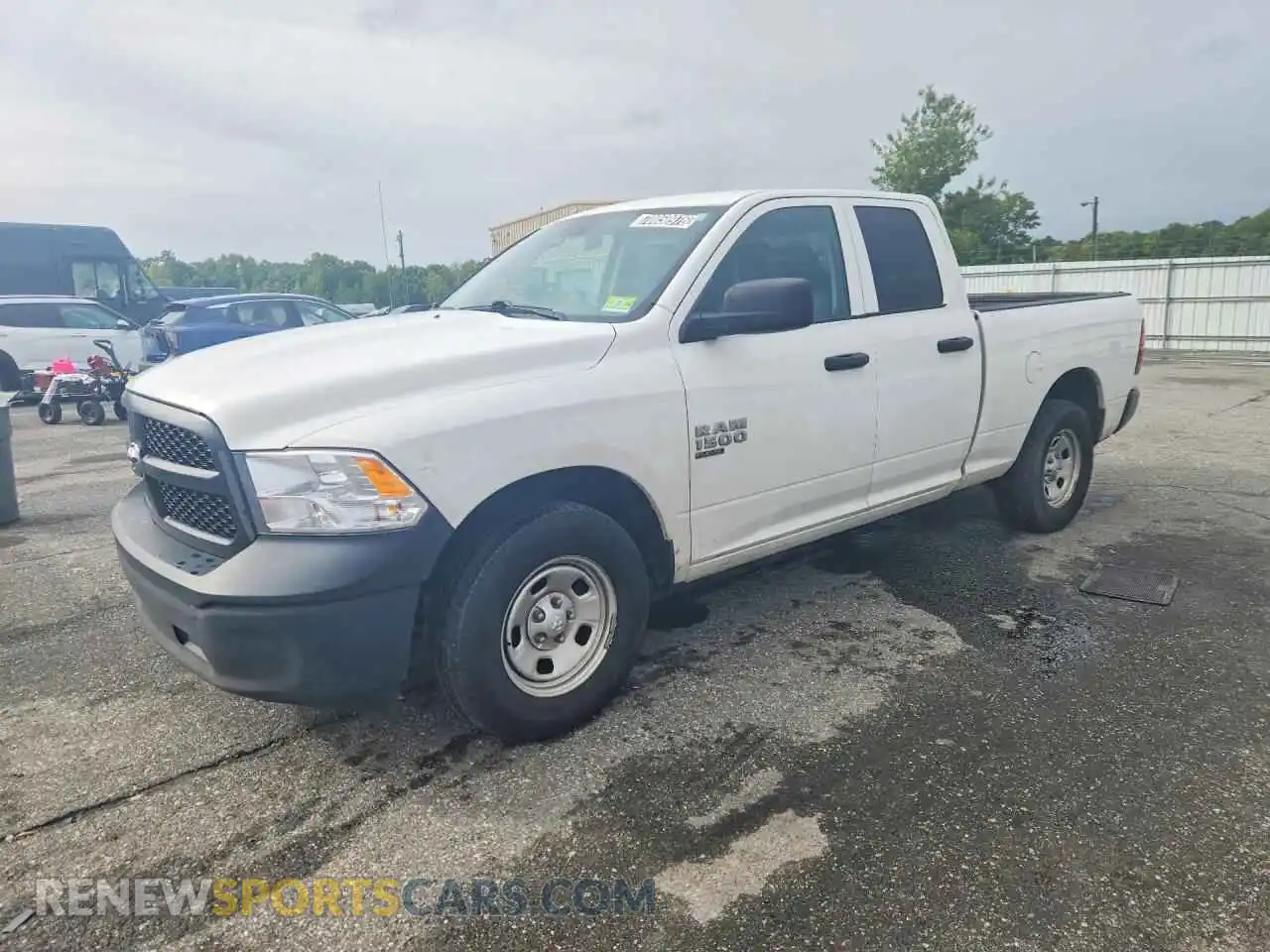 1 Photograph of a damaged car 1C6RR7FG2MS555446 RAM 1500 2021