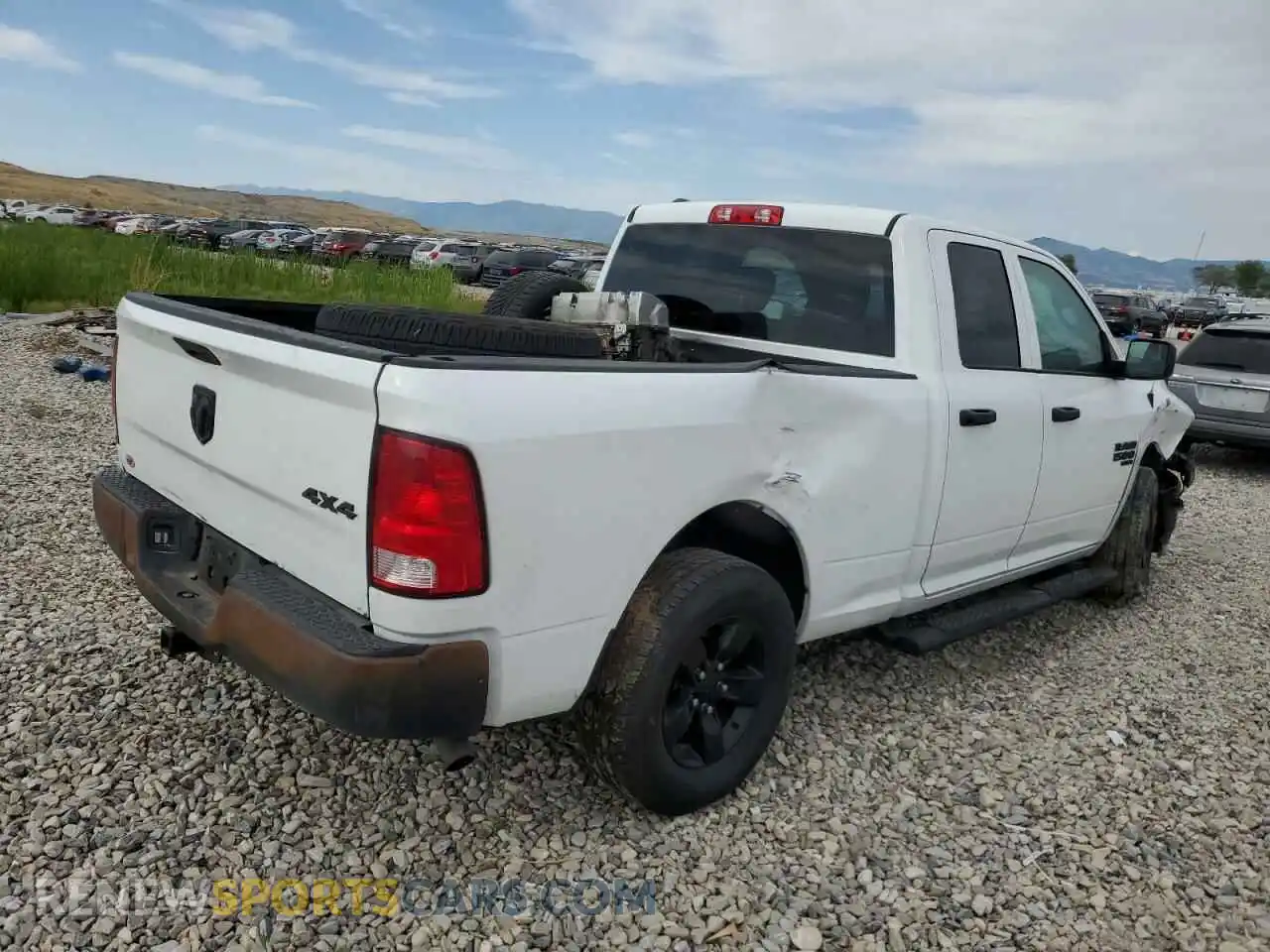 3 Photograph of a damaged car 1C6RR7FG8MS583350 RAM 1500 2021