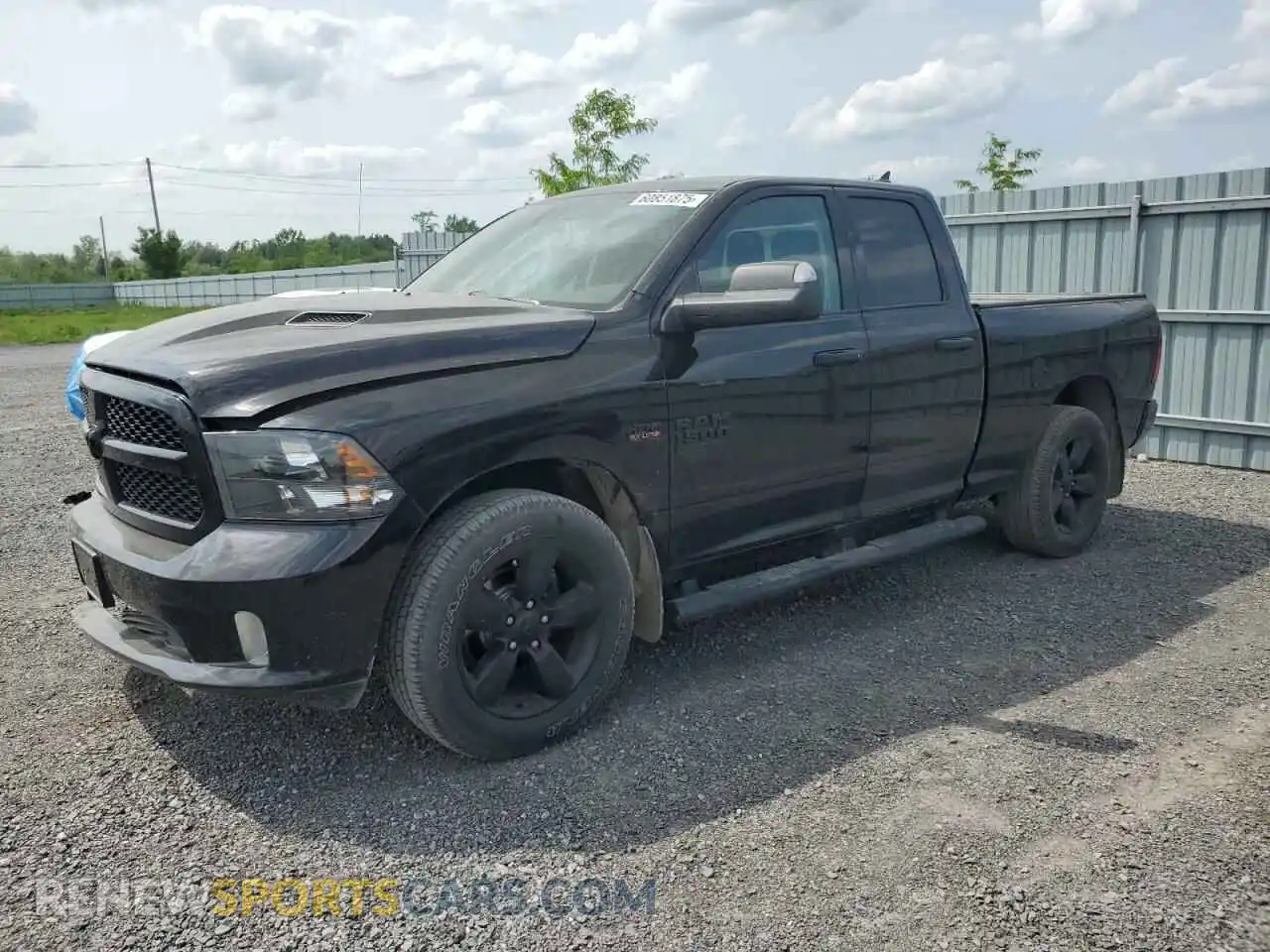 1 Photograph of a damaged car 1C6RR7FT0MS571223 RAM 1500 2021