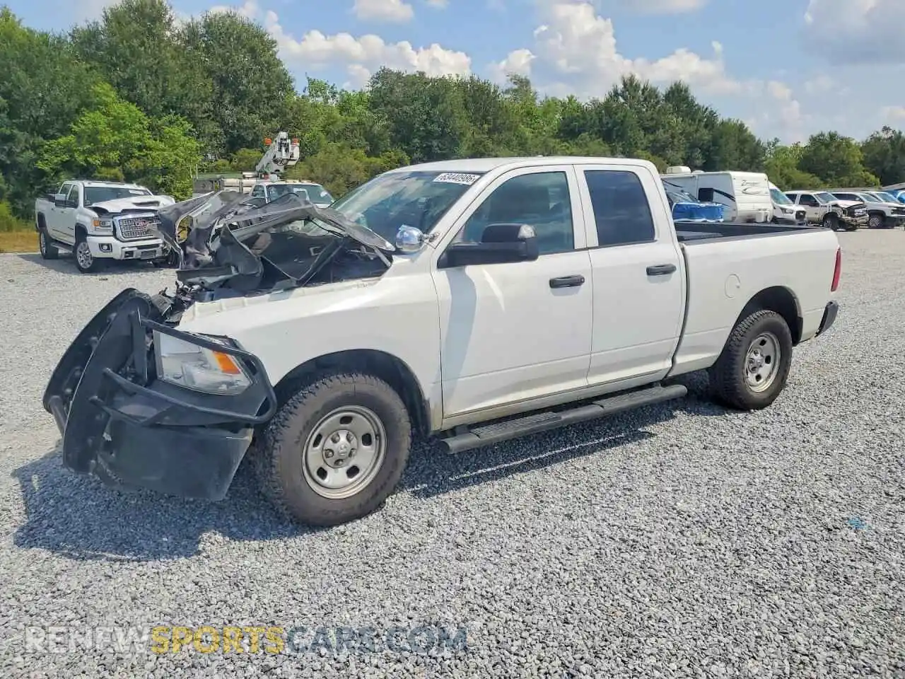 1 Photograph of a damaged car 1C6RR7FT6MS537934 RAM 1500 2021