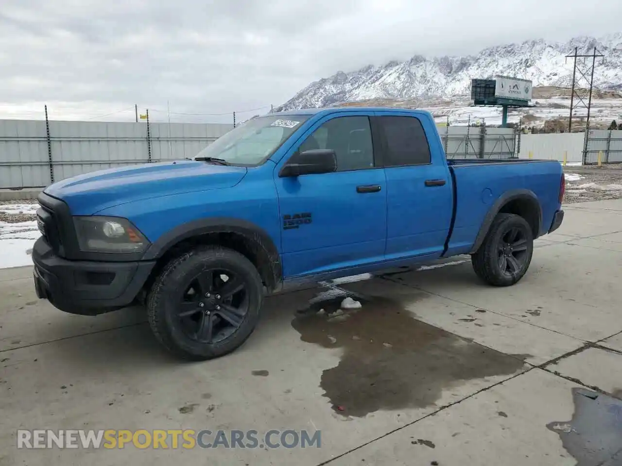 1 Photograph of a damaged car 1C6RR7GG0MS556576 RAM 1500 2021