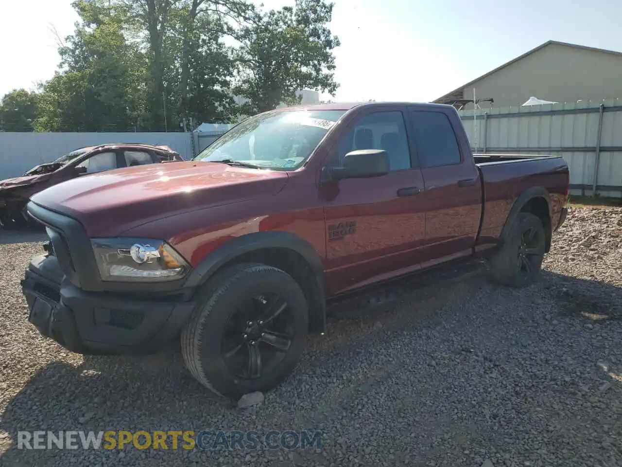 1 Photograph of a damaged car 1C6RR7GG1MS507354 RAM 1500 2021