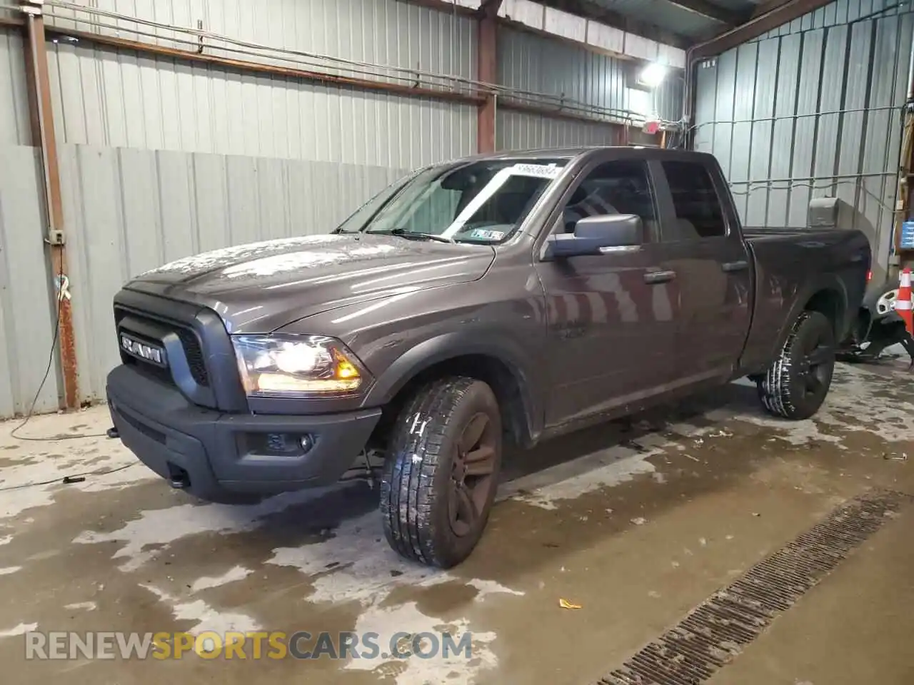 1 Photograph of a damaged car 1C6RR7GG3MS514550 RAM 1500 2021