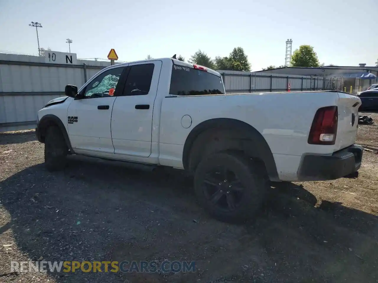 2 Photograph of a damaged car 1C6RR7GG3MS531090 RAM 1500 2021
