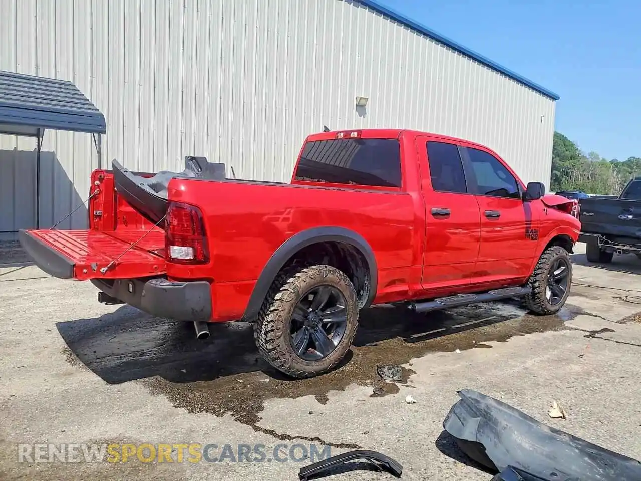 3 Photograph of a damaged car 1C6RR7GG3MS537018 RAM 1500 2021