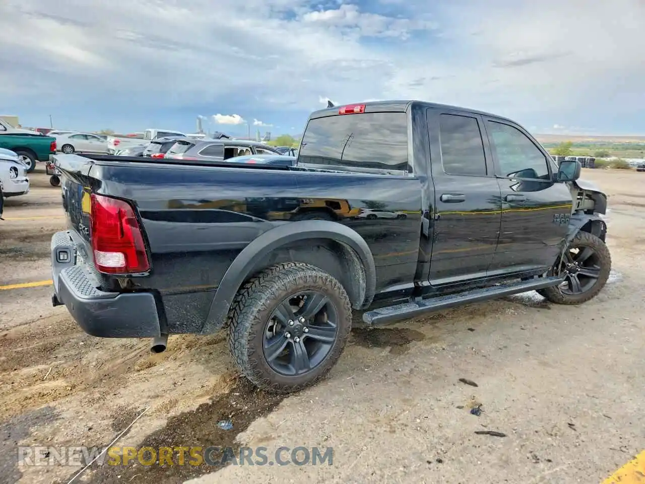 3 Фотография поврежденного автомобиля 1C6RR7GG3MS560251 RAM 1500 2021