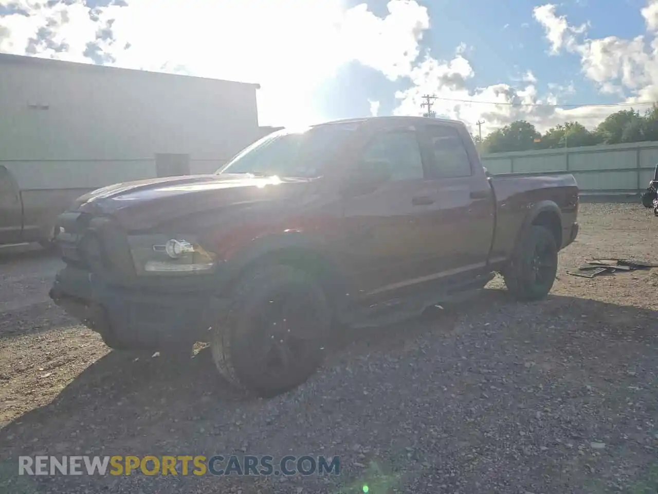1 Photograph of a damaged car 1C6RR7GG5MS526795 RAM 1500 2021
