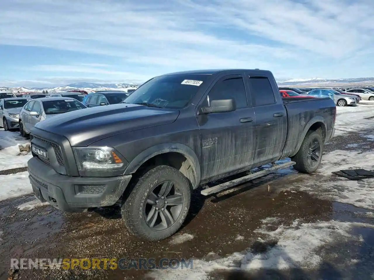 1 Photograph of a damaged car 1C6RR7GG6MS501470 RAM 1500 2021