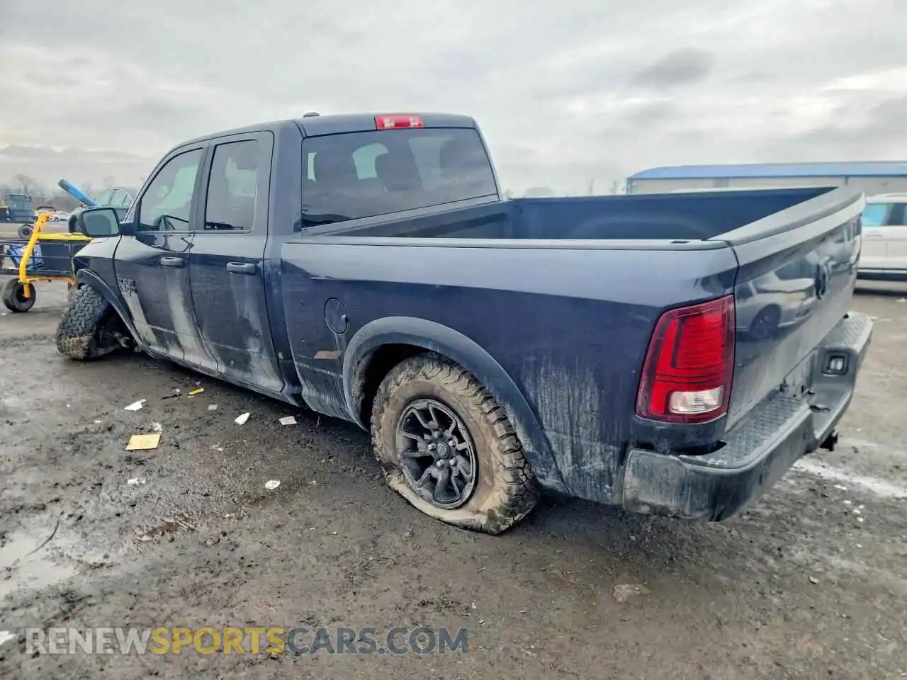 2 fotografías del automóvil dañado 1C6RR7GG6MS596113 RAM 1500 2021