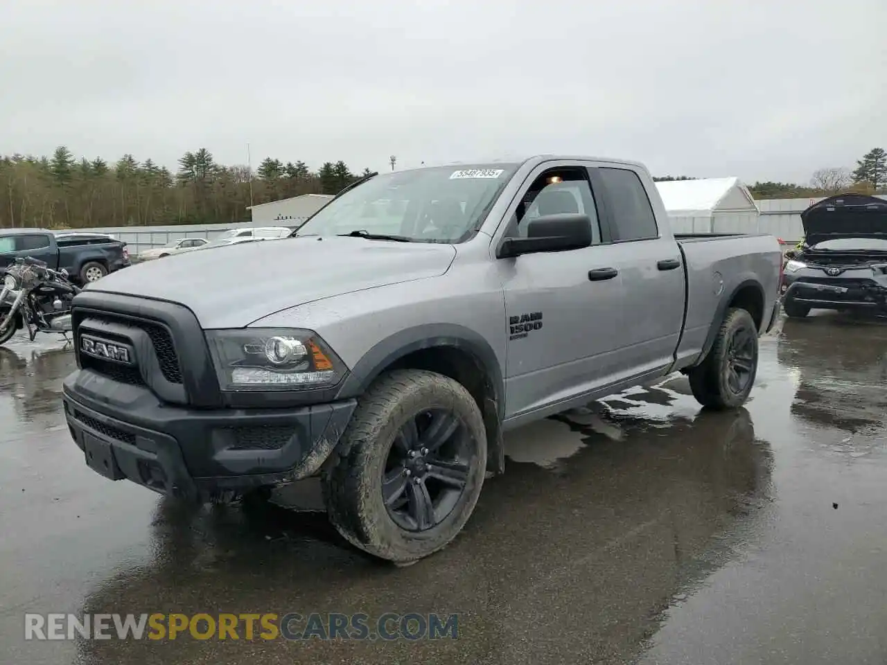 1 Photograph of a damaged car 1C6RR7GG9MS547147 RAM 1500 2021